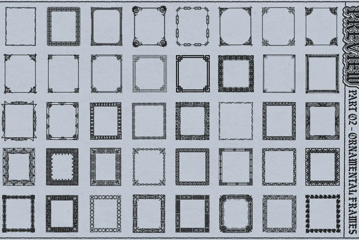 Illustrator Frames Brushes
