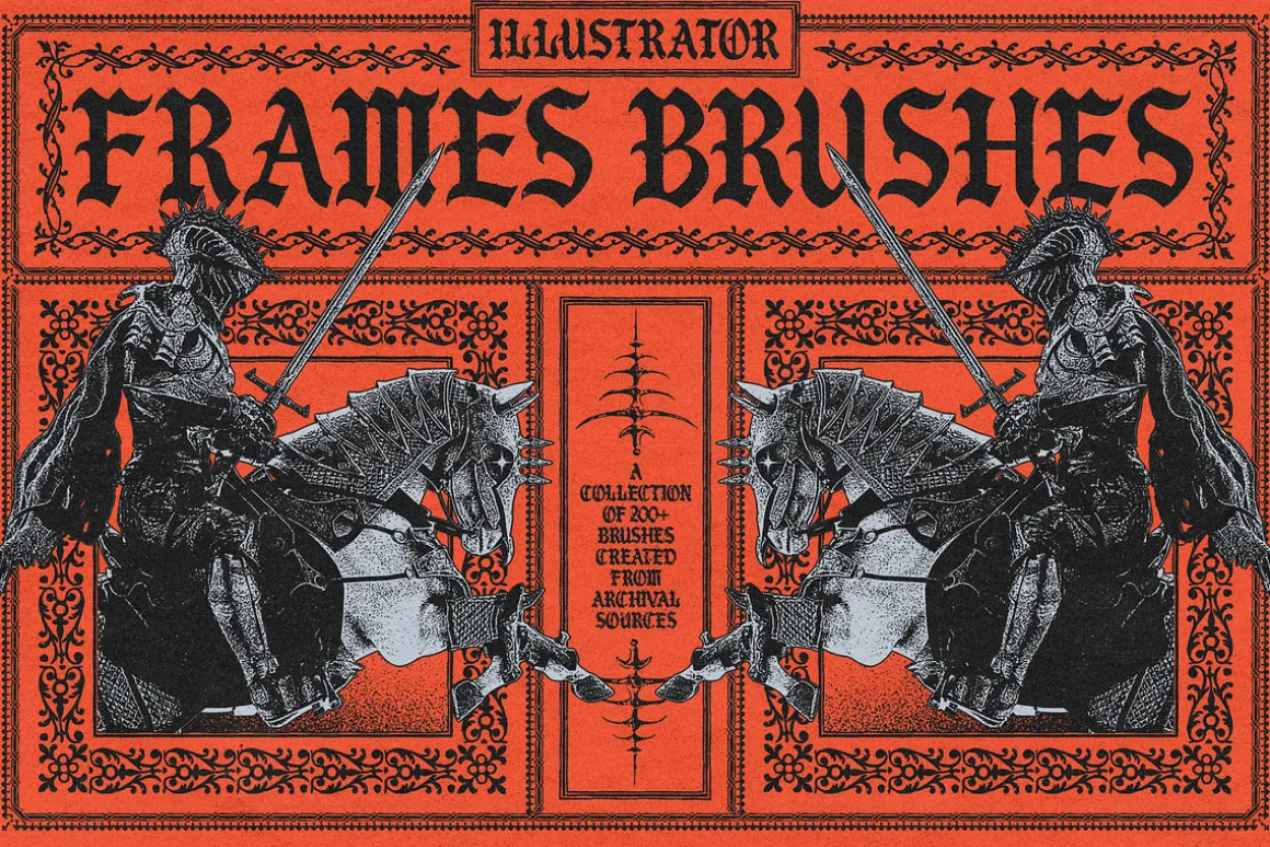 Illustrator Frames Brushes