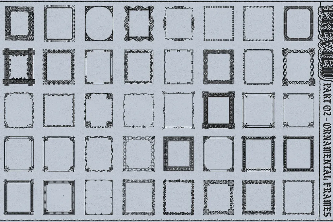Illustrator Frames Brushes