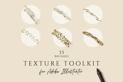 Illustrator Grain Shader Brushes