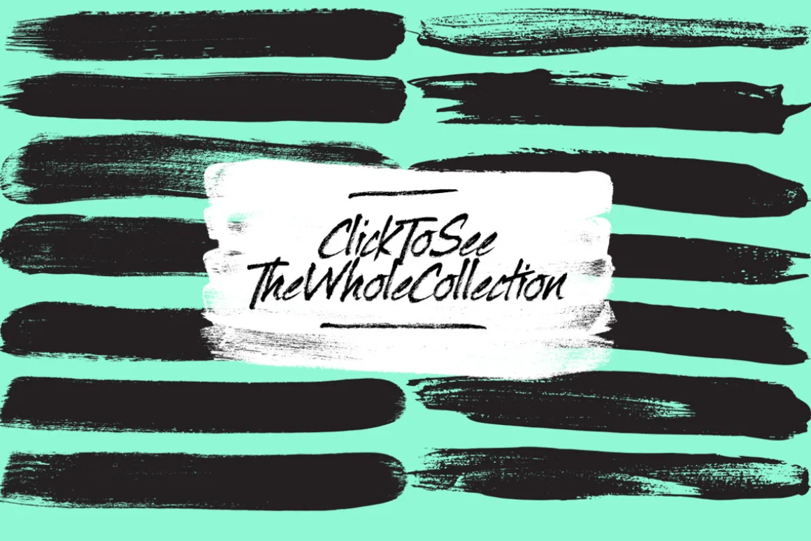 105 Illustrator Paint Stroke Brushes