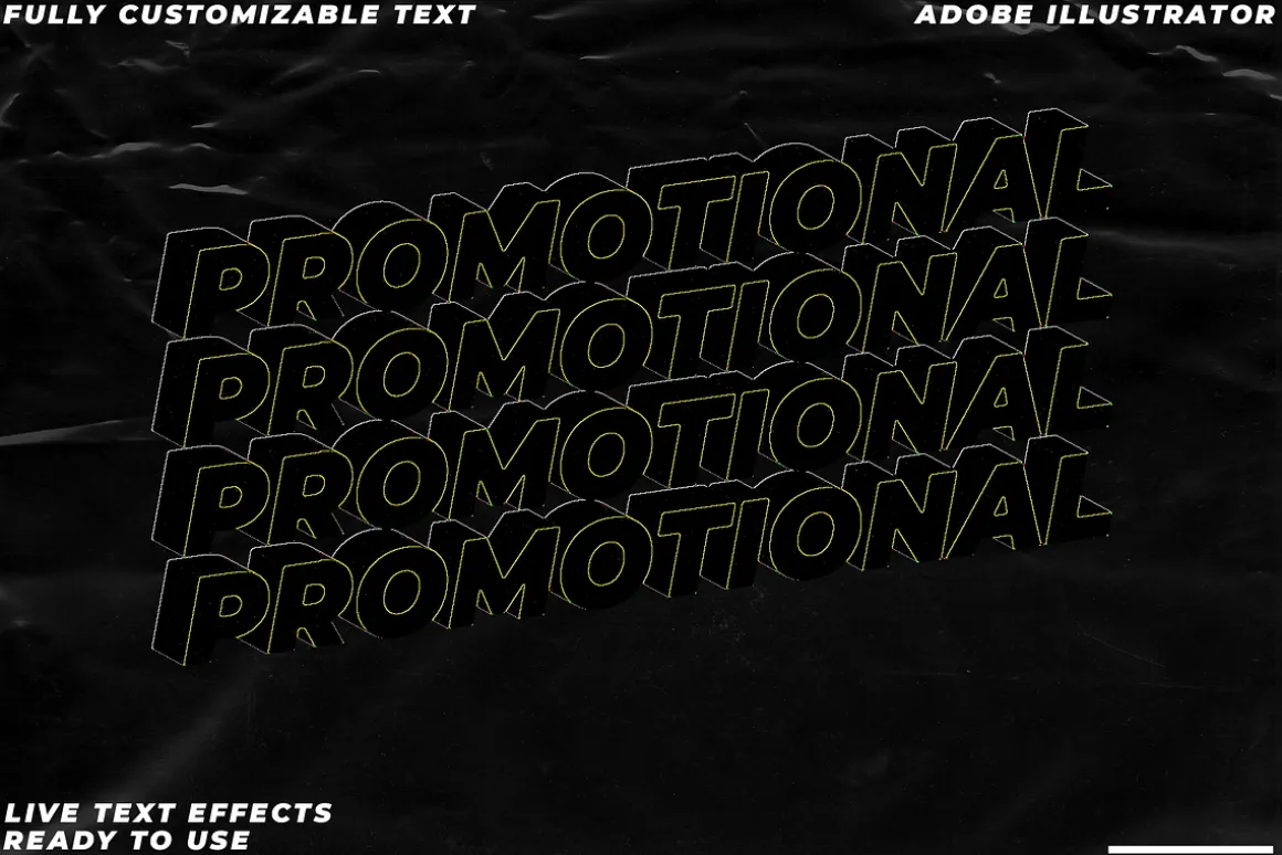 25 Illustrator text effects Kinetic