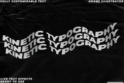 25 Illustrator text effects Kinetic