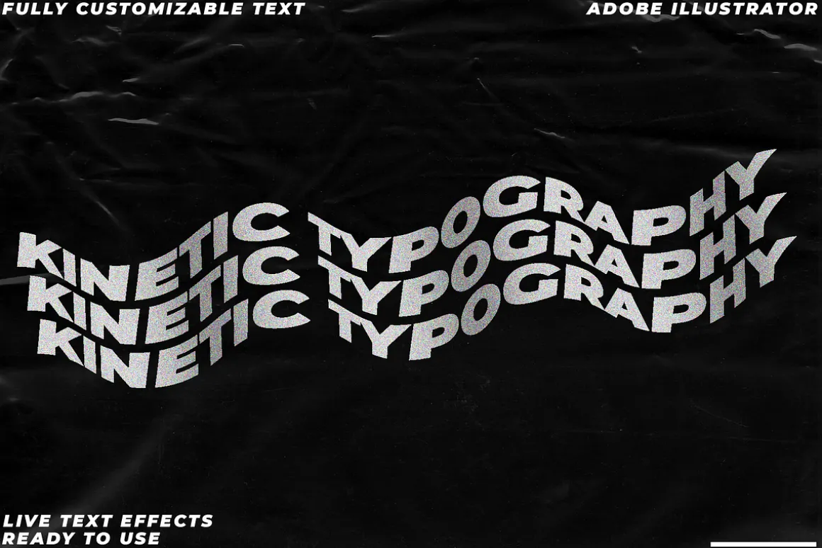 25 Illustrator text effects Kinetic
