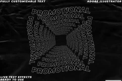 25 Illustrator text effects Kinetic