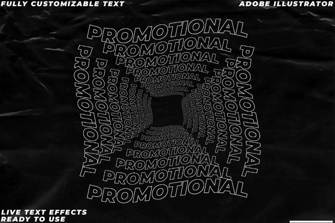 25 Illustrator text effects Kinetic