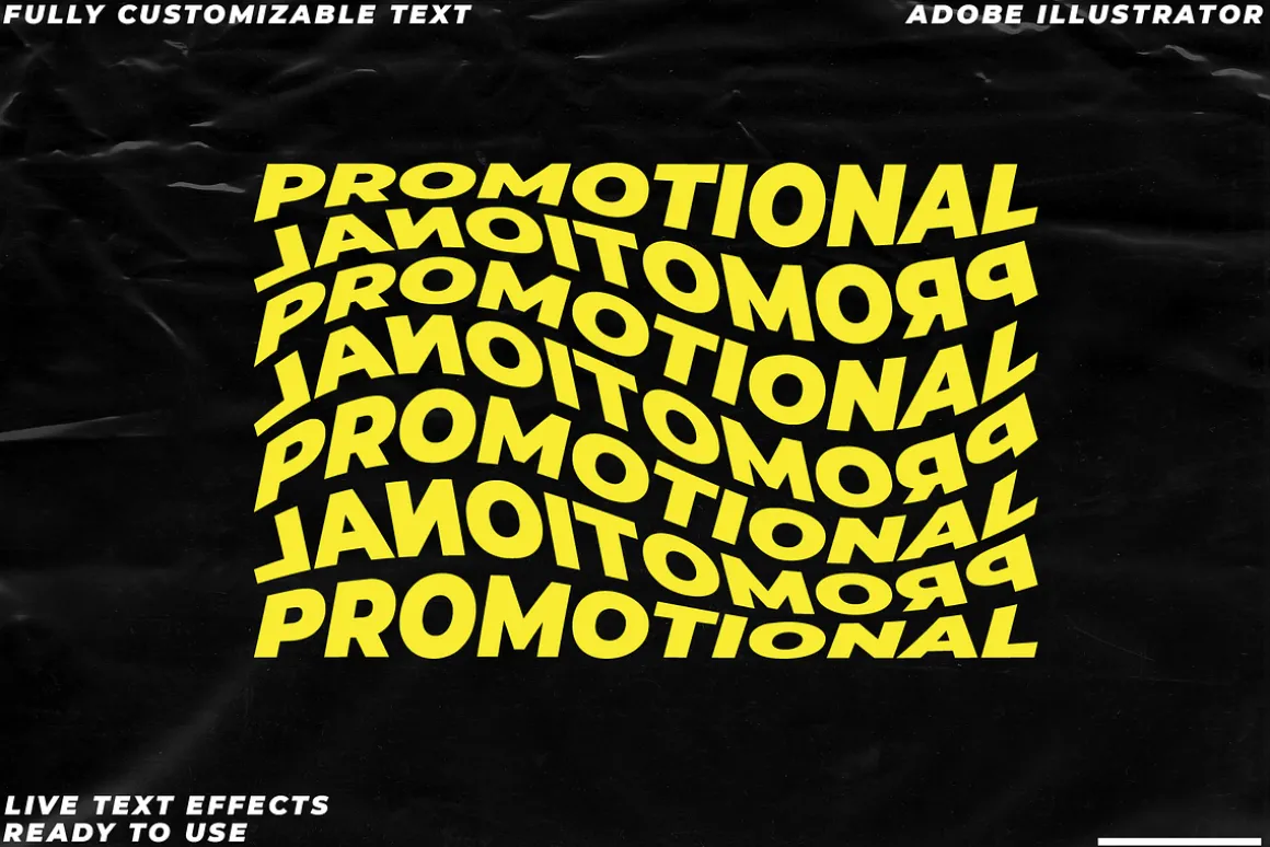25 Illustrator text effects Kinetic