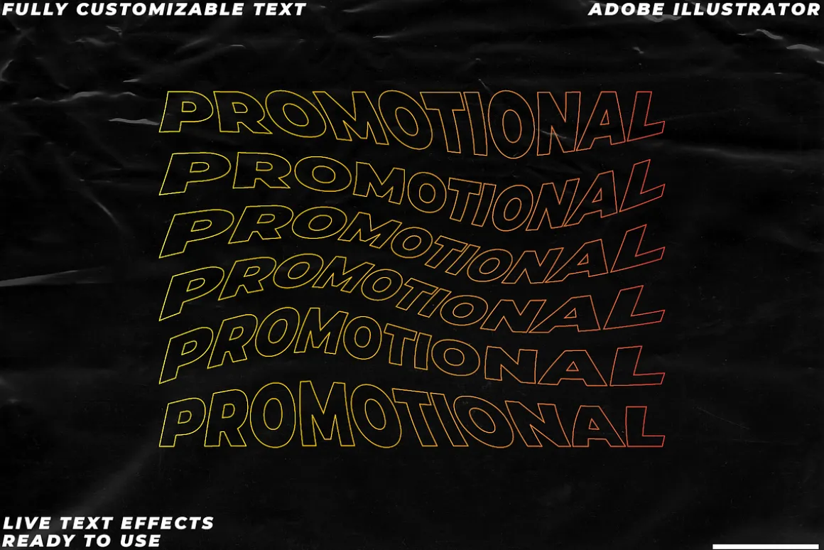 25 Illustrator text effects Kinetic