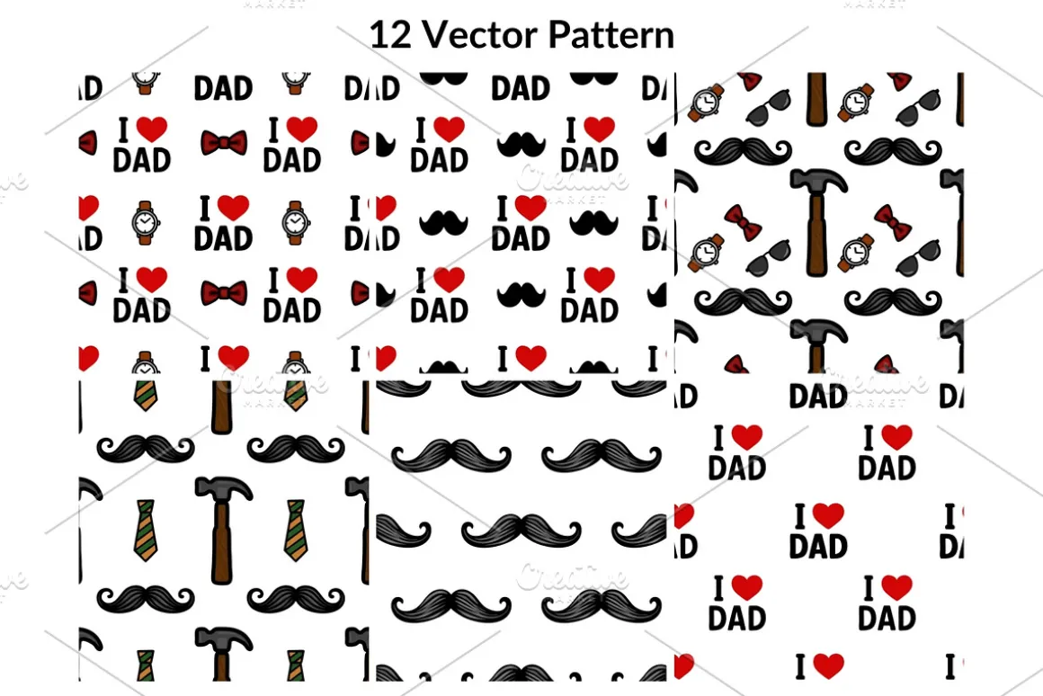 I Love Dad: Father's Day Patterns