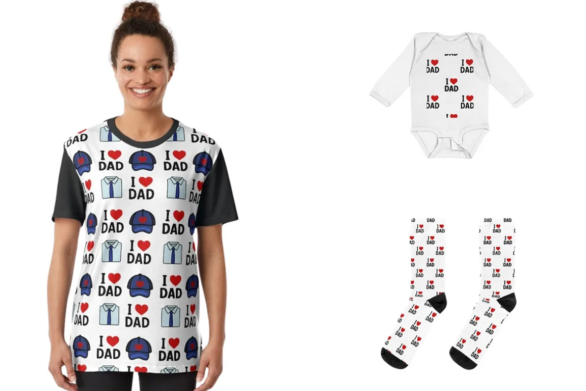 I Love Dad: Father's Day Patterns