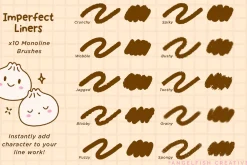 Imperfect Liners Procreate Brush Set