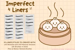 Imperfect Liners Procreate Brush Set