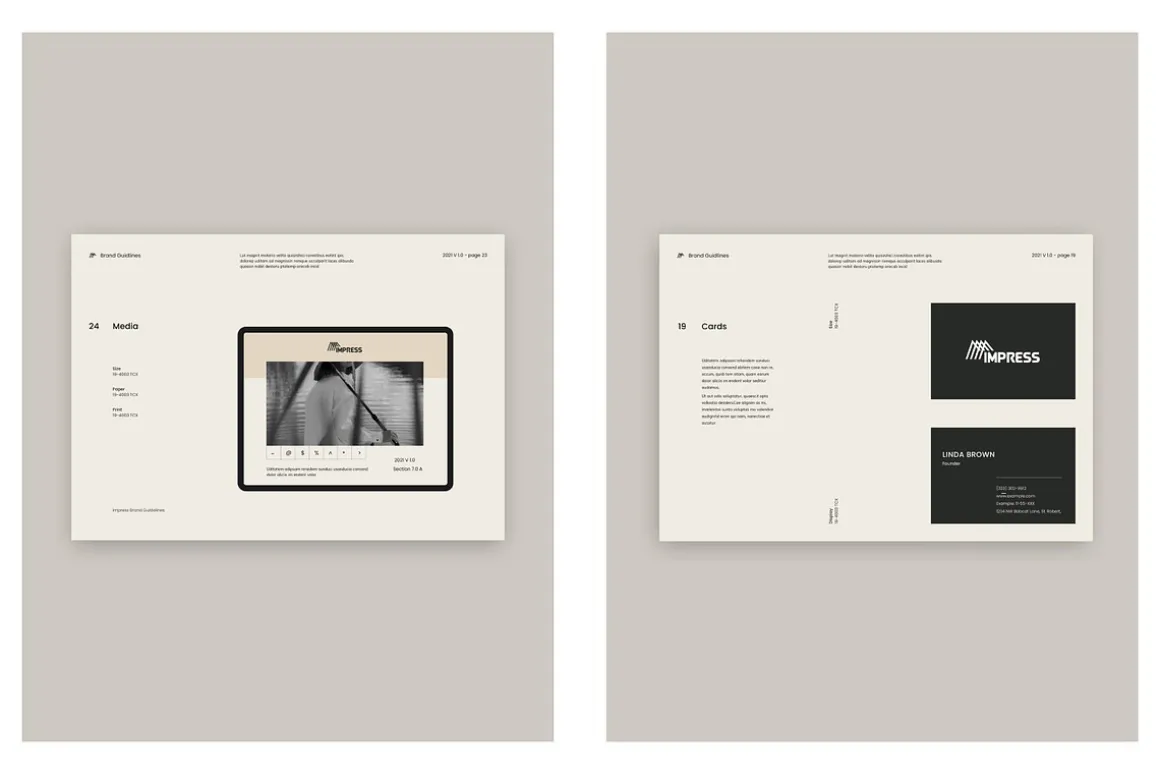 Impress/Brand Guidelines Canva