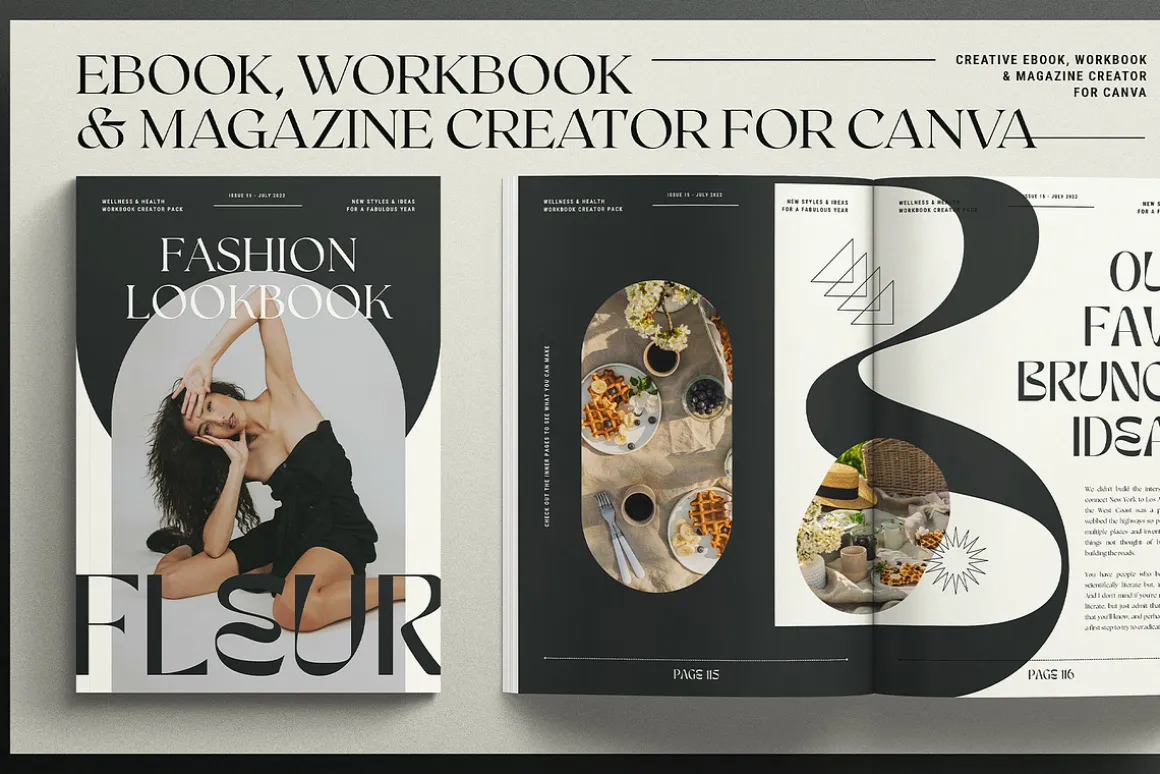 3 in 1 - Canva Magazine/eBook BUNDLE