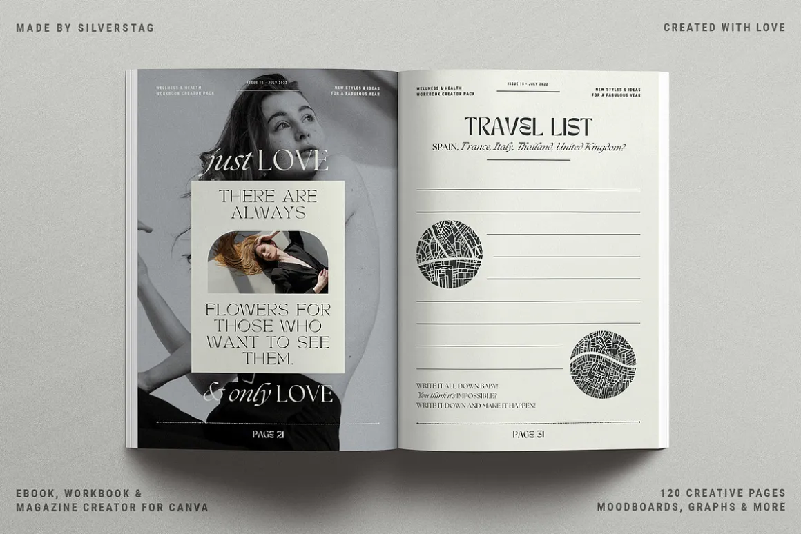 3 in 1 - Canva Magazine/eBook BUNDLE