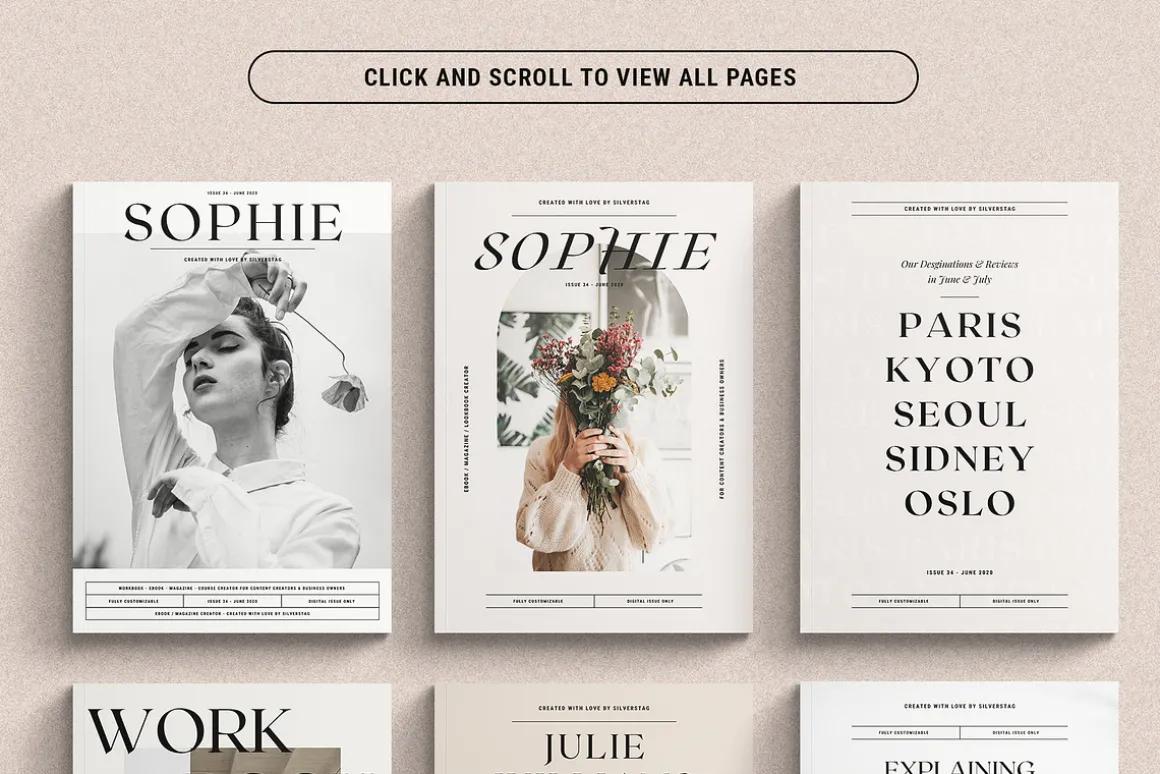 3 in 1 - Canva Magazine/eBook BUNDLE