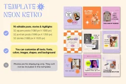 2-in-1 Canva Retro Aesthetic Bundle