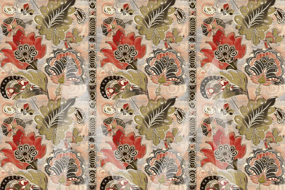 Indian-inspired Scrapbook Papers
