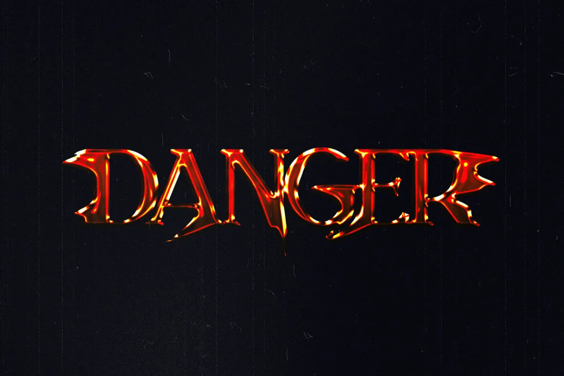 Inferno Melt Text Effect (PSD)