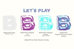 Inflate PTx - Balloon font (TTF)