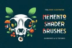 18-in-1 Illustrator Brushes Bundle