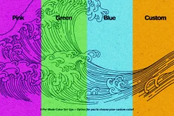 INK Bleed Copier Effect PSD
