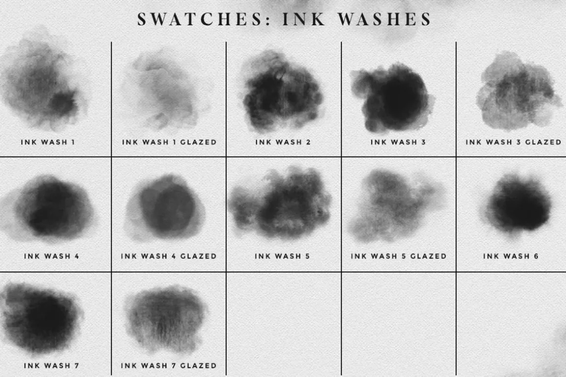 Ink Brushes - Photoshop version