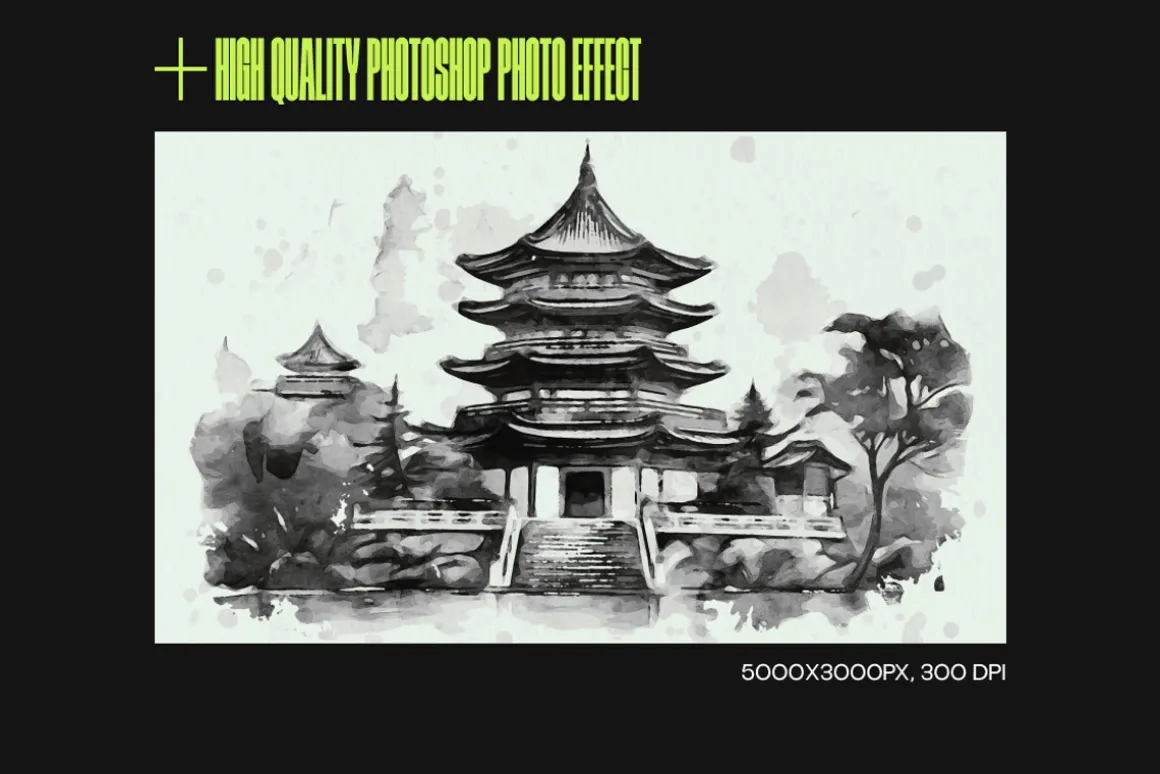 Ink Painting Photo Effect