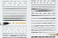 Ink Pen Brush vector