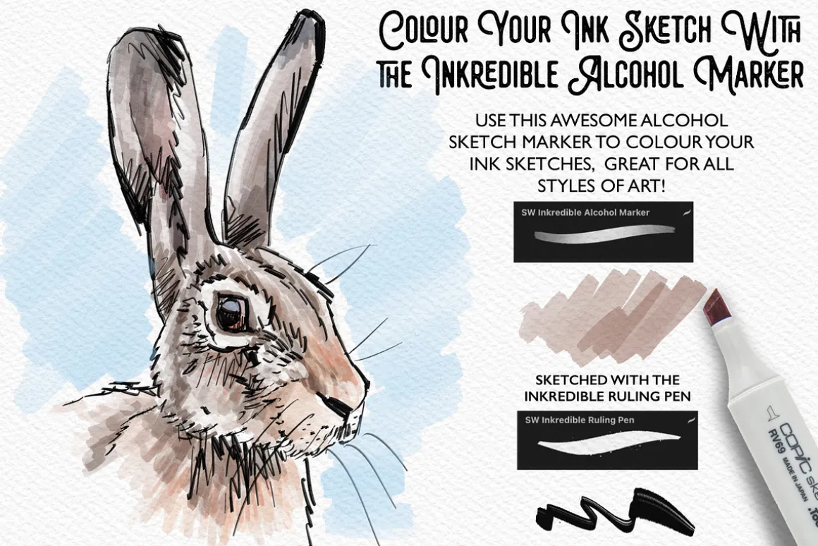 Inkredible - Messy Ink & Wash Set