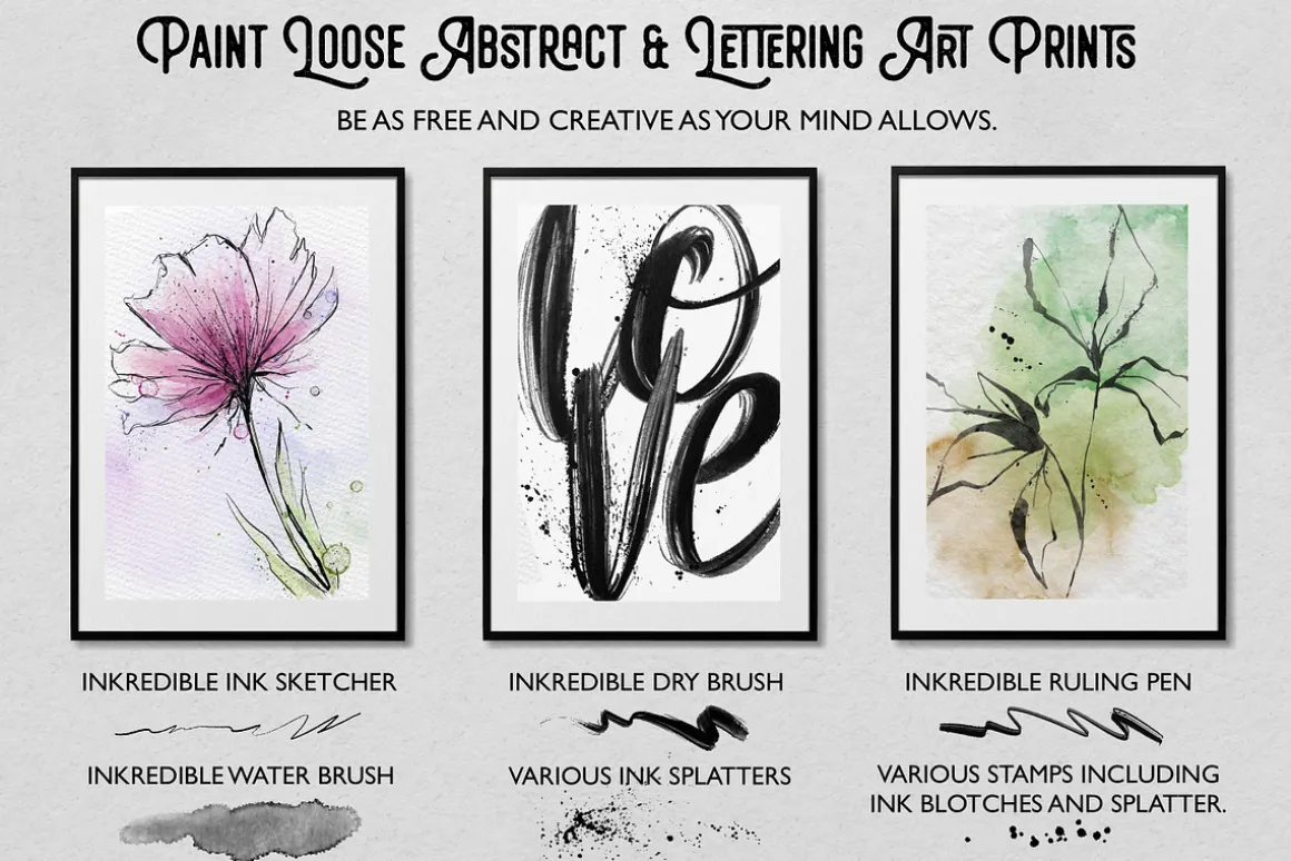 Inkredible - Messy Ink & Wash Set