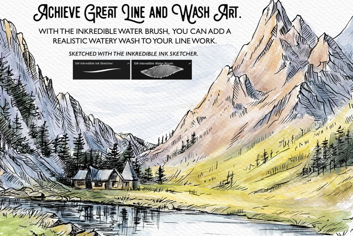 Inkredible - Messy Ink & Wash Set