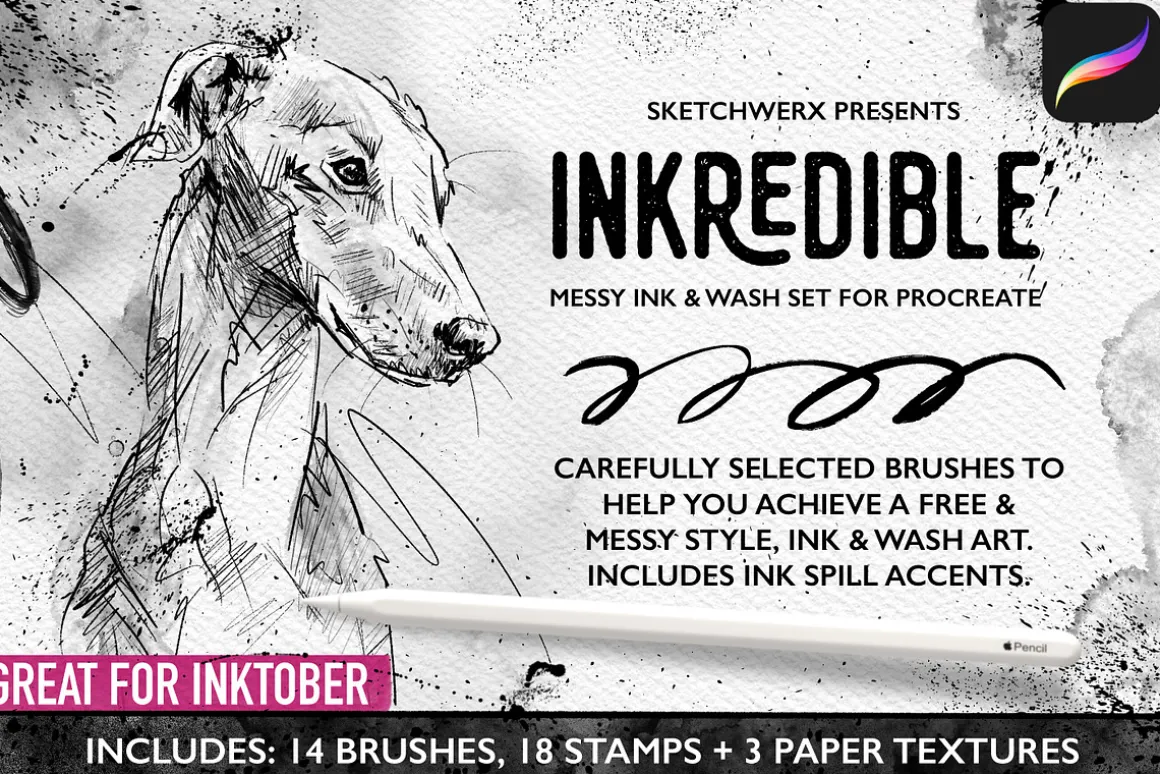 Inkredible - Messy Ink & Wash Set
