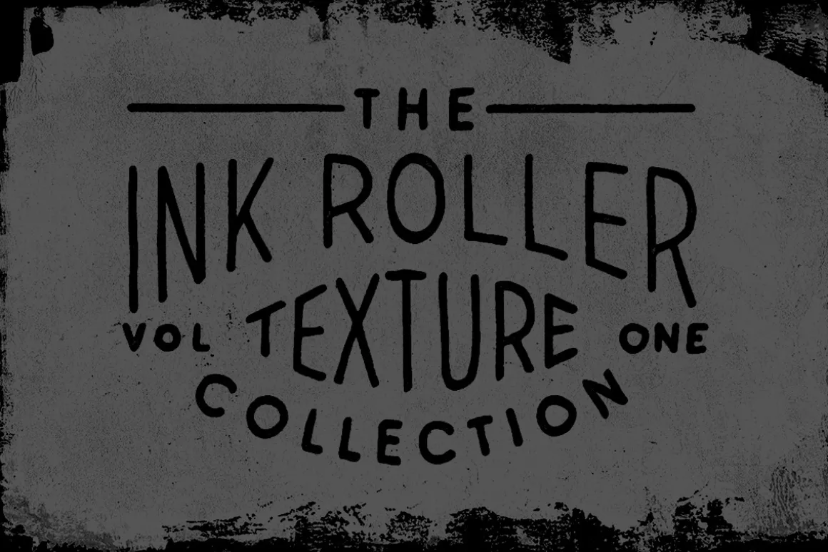Ink Roller Texture Collection VOL. 1