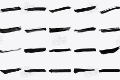 20 Ink Stroke Photoshop Brushes