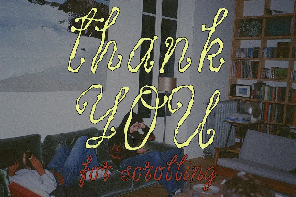 Inky Babe Messy Liquid Font Duo