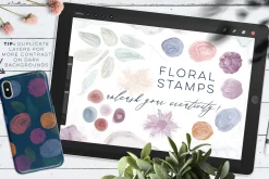 Inky Ethereal Procreate Stamps