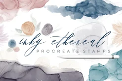 Inky Ethereal Procreate Stamps
