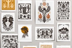 4 in 1 Linocut Vector Bundle