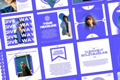 Instagram Social Media CANVA Blue