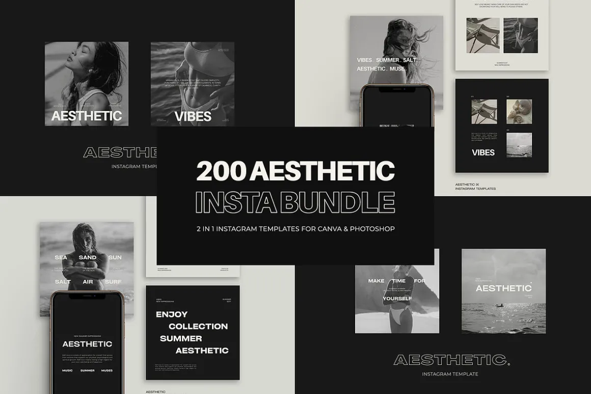 200 Instagram Aesthetic Bundle II