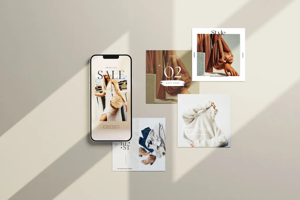 Instagram Mockup Bundle Set