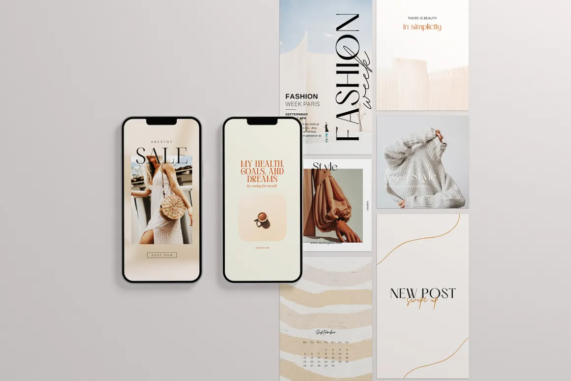 Instagram Mockup Bundle Set