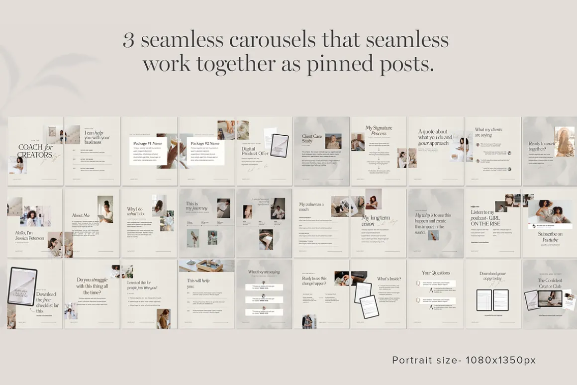 Instagram Pinned Post Carousels