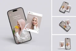 INSTAGRAM POST & STORY MOCKUP