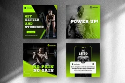 Instagram Post Templates Fitness