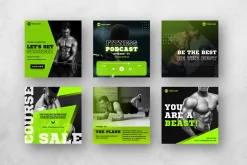 Instagram Post Templates Fitness