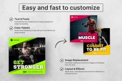 Instagram Post Templates Fitness