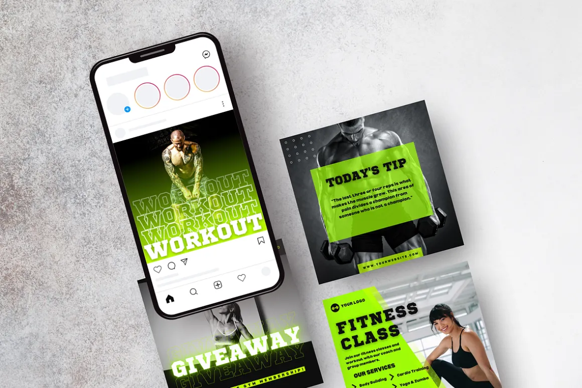Instagram Post Templates Fitness