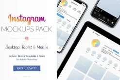 Instagram Social Media Mockups Pack